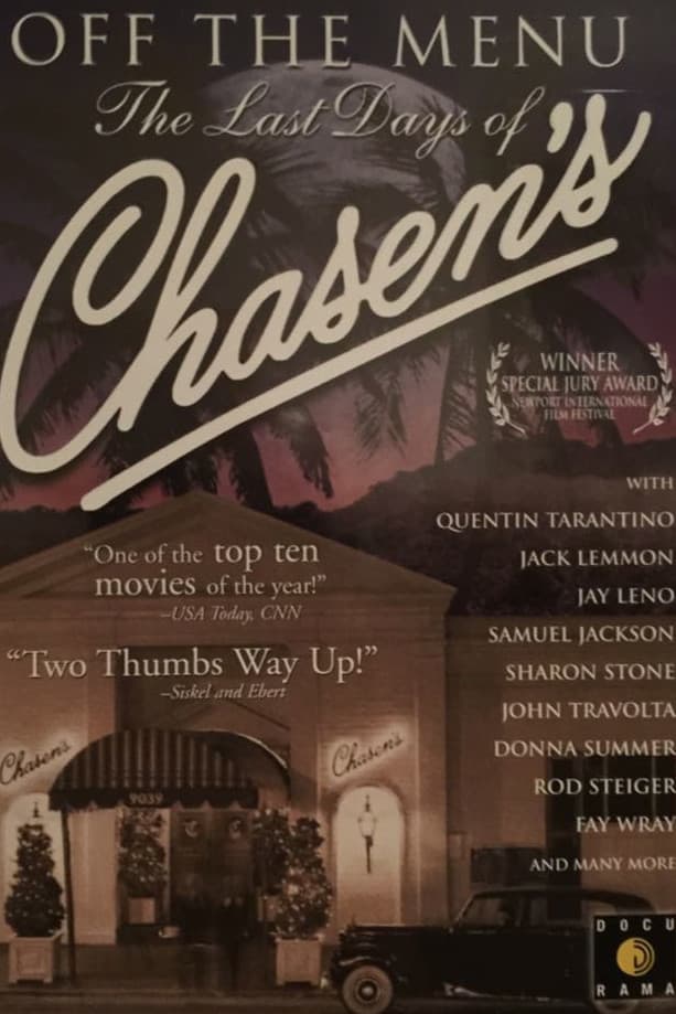 Постер Off the Menu: The Last Days of Chasen's